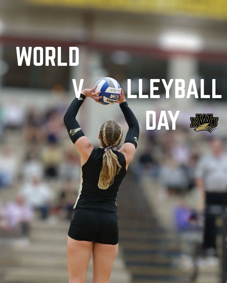 Happy world volleyball day! 🌎🏐 #pwolfnation #worldvolleyballday