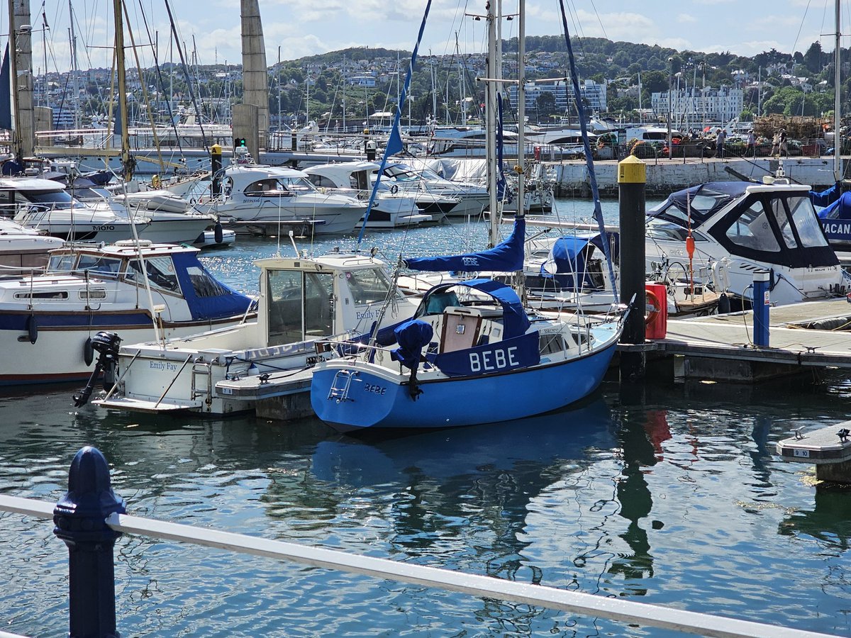 A yacht in Torquay Harbour named after him. 🟥⬜️⬛️