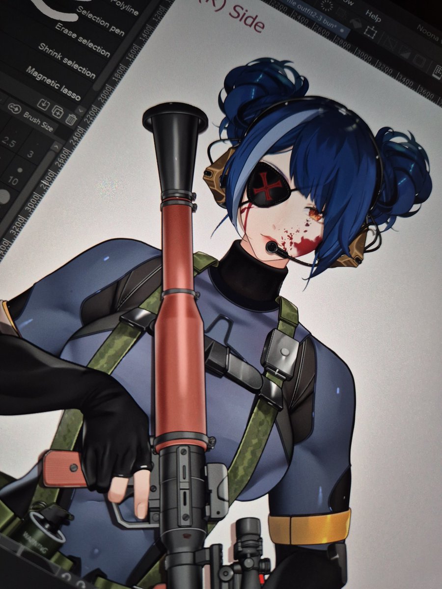bluemerry04_'s tweet photo. wip  of my gorgeous girl 🤩
#ENVtubers #VTubeStudio 😍 https://t.co/78FzvOhAzk