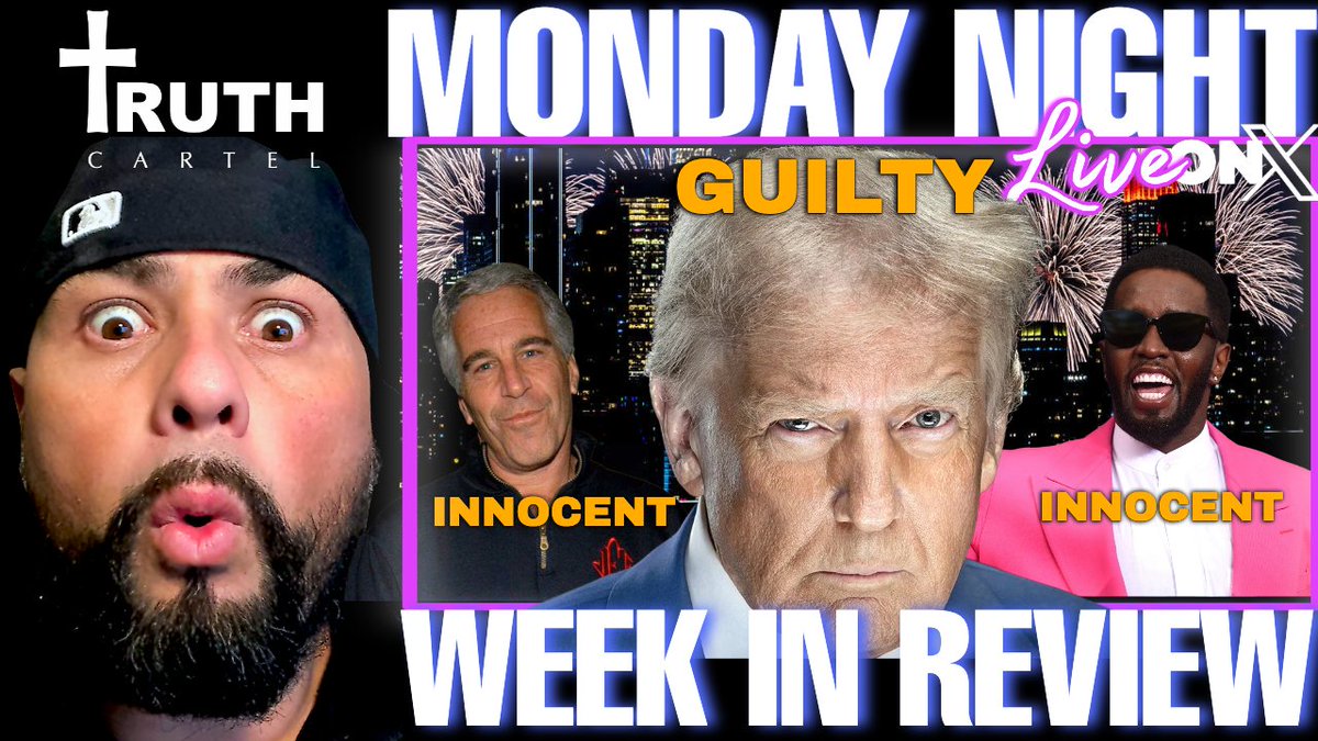truthcartel816's tweet image. GOING LIVE TONIGHT 9PM EST! The Epstein Files Implicate Trump? Diddy Innocent! Epstein Innocent!