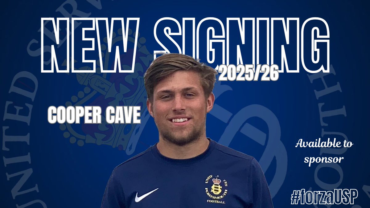 USPFC (@usportsmouthfc) on Twitter photo A new signing next……
We welcome ex <a href="/AFCPortchester/">AFC Portchester</a> youngster Cooper Cave to the Burnabeu🏟️
Cooper is an exciting playmaker with an eye for goal who is still available for sponsorship⚽️
#forzaUSP A new signing next……
We welcome ex <a href="/AFCPortchester/">AFC Portchester</a> youngster Cooper Cave to the Burnabeu🏟️
Cooper is an exciting playmaker with an eye for goal who is still available for sponsorship⚽️
#forzaUSP