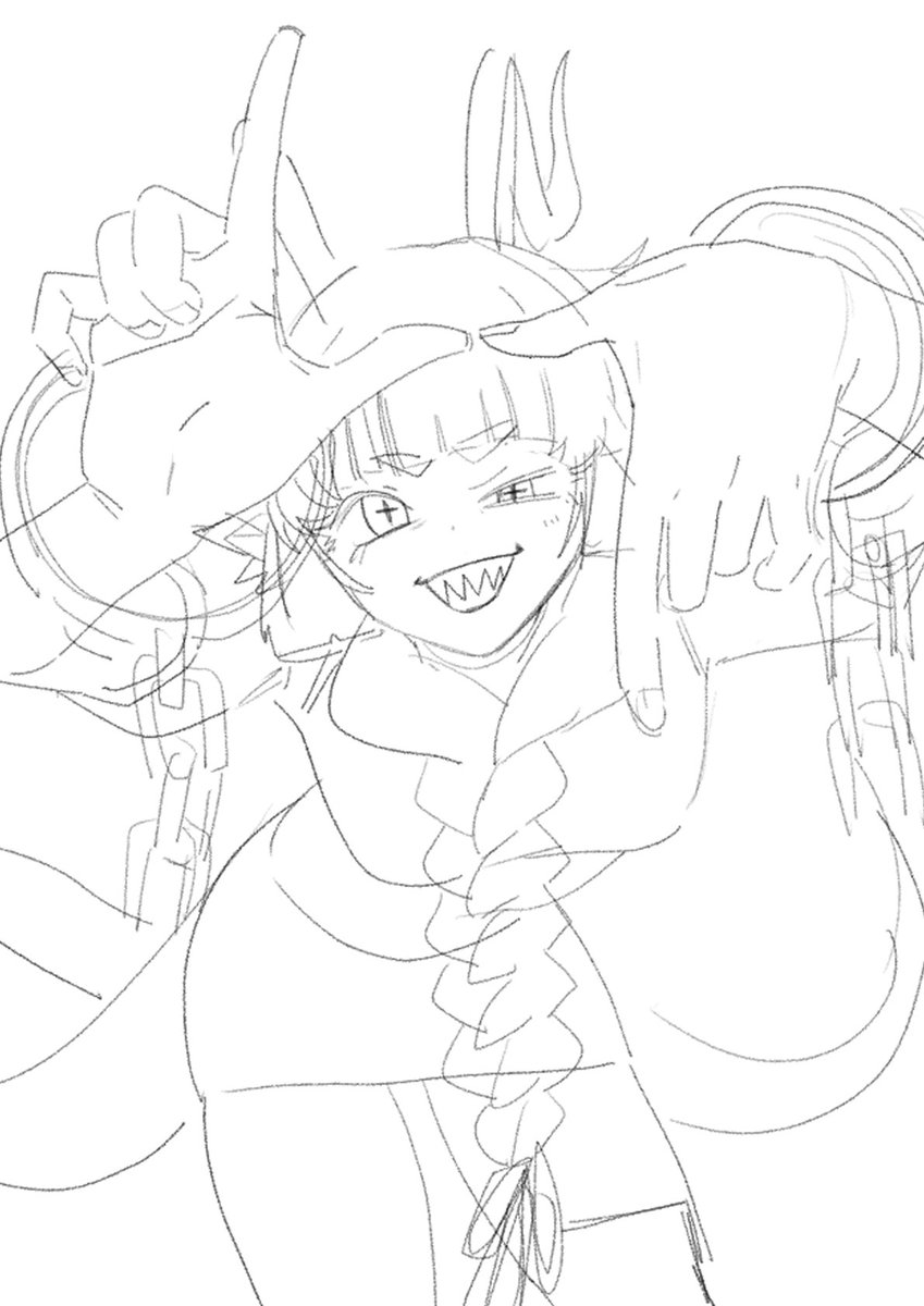 Ek9000art's tweet image. Sketches 

#sketch #dragongirl #Practice