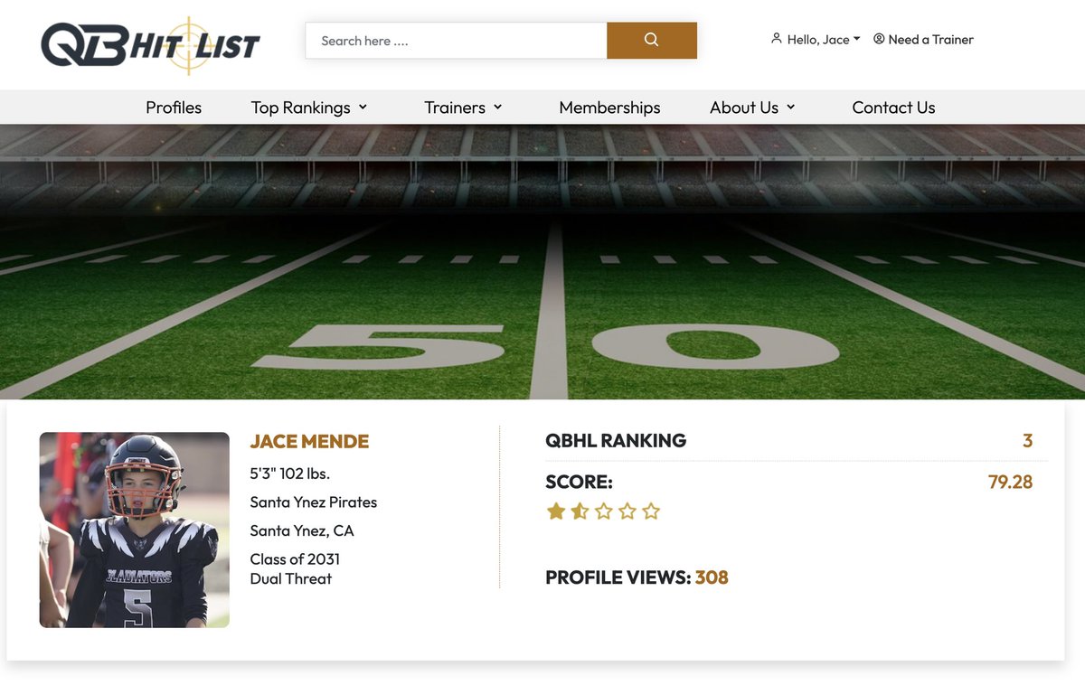 Jace Mende (@jacemende) on Twitter photo Me vs me… OFF SZN version…
Thank you for your support <a href="/QBHitList/">QBHitList.com</a>
14 days until go time 🚀🚀🚀 Me vs me… OFF SZN version…
Thank you for your support <a href="/QBHitList/">QBHitList.com</a>
14 days until go time 🚀🚀🚀