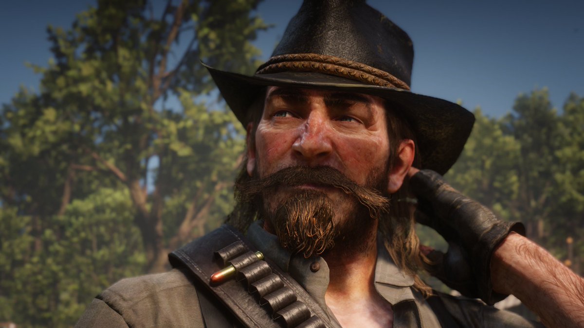 Mrs grimshaw was scolding him 

#rdr2