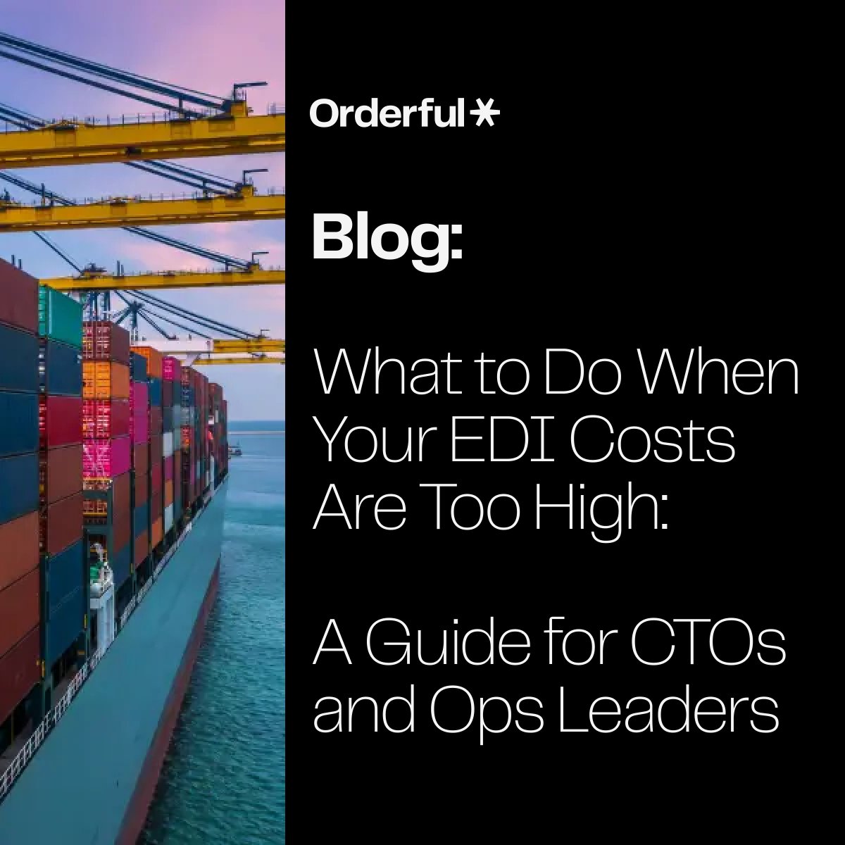 orderful's tweet image. Is your EDI system quietly draining your budget?
Legacy tools = hidden fees, slow onboarding &amp; ops drag.
Modern, API-first EDI like Orderful cuts costs &amp; scales fast.
CTOs &amp; ops leaders—don’t miss this guide 👇
📖 hubs.la/Q03w5wV50