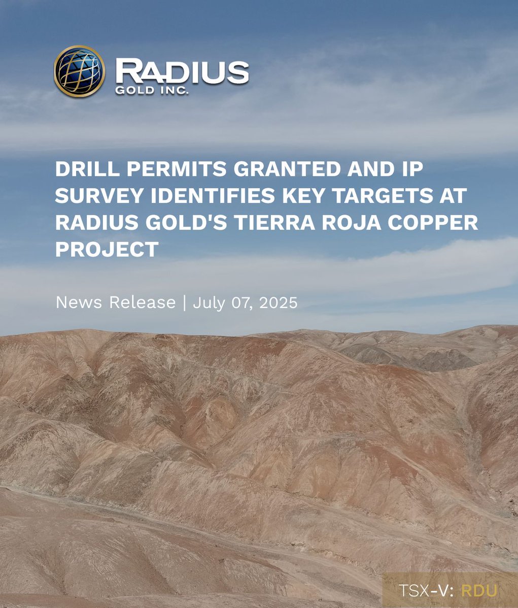 Radius Gold (TSX-V:RDU) tweet media