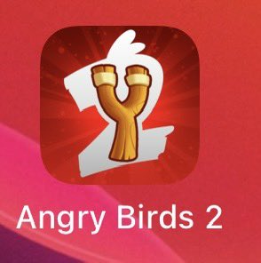 Latest Angry Birds 2 app icon has to be bottom 3 worst ever icons for this franchise what tf is this 😭
