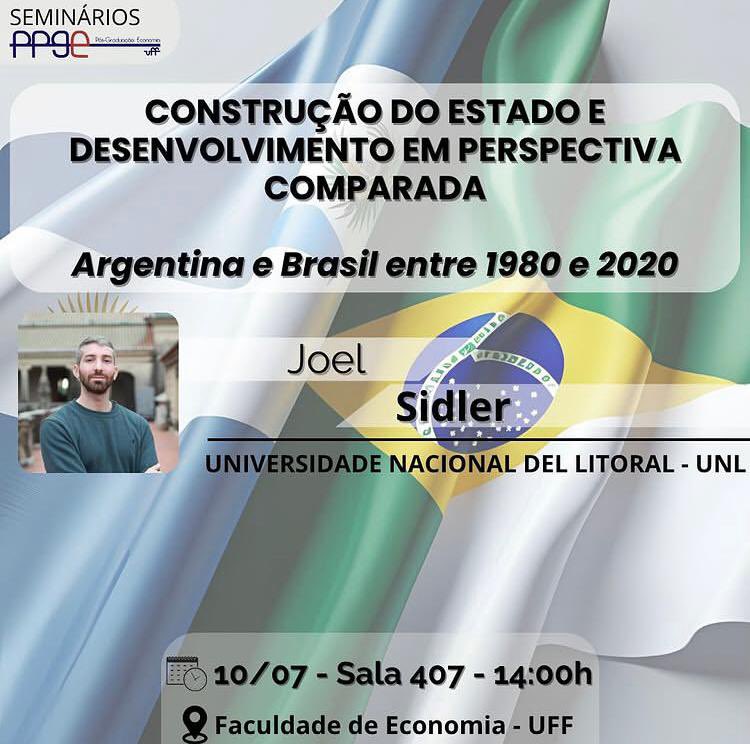 Este jueves en el <a href="/ProgramaPos/">Programa de Pós Graduação em Economia - UFF</a> de la <a href="/uff_br/">UFF</a>