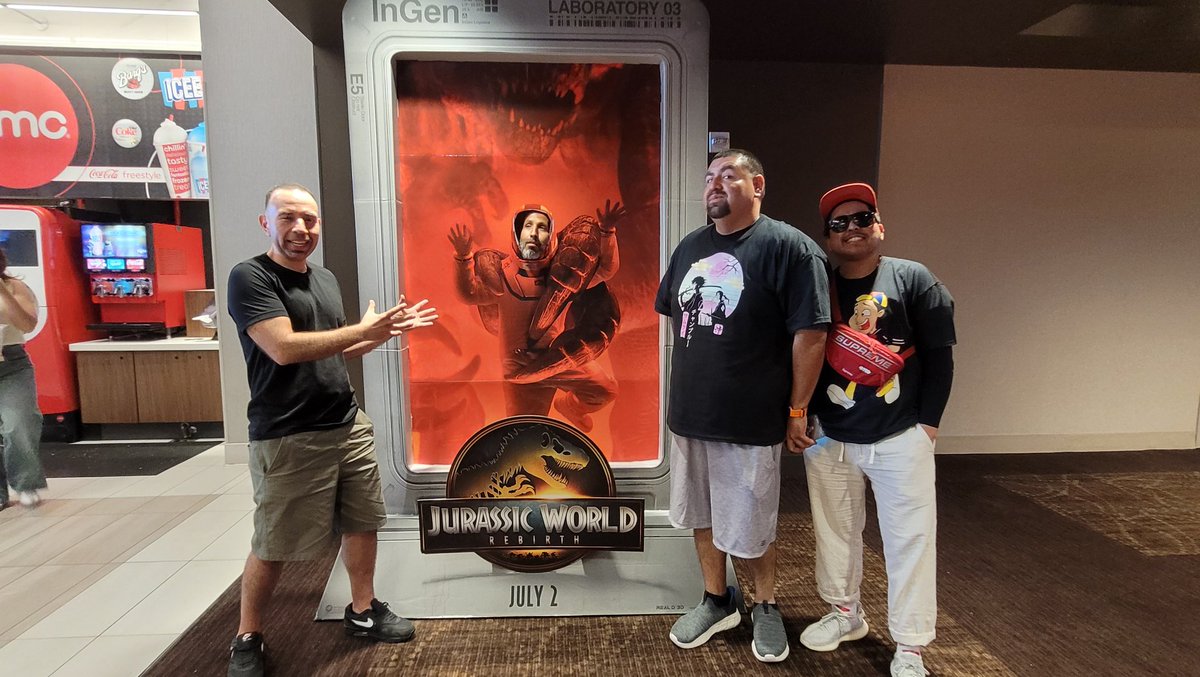 Magneto19 (@magneto171) on Twitter photo Me and my buddies back at it to #JurassicPark 📽🎬🦖🦕😎 <a href="/AMCTheatres/">AMC Theatres</a> <a href="/CityofMontclair/">City of Montclair</a> <a href="/charligiirl/">❥ Charli Giirl</a> <a href="/lunablaise/">luna blaise</a> <a href="/JurassicWorld/">Jurassic World</a> <a href="/jpsurvival/">Jurassic Park: Survival</a> <a href="/JW_Evolution/">Jurassic World Evolution 3</a> #AMC #JurassicWorld #atAMC #JurrasicWorldRebirth #dinosaurs #childhoodmovie #AMCTheatres #JurassicWorldRebirthTH #movie Me and my buddies back at it to #JurassicPark 📽🎬🦖🦕😎 <a href="/AMCTheatres/">AMC Theatres</a> <a href="/CityofMontclair/">City of Montclair</a> <a href="/charligiirl/">❥ Charli Giirl</a> <a href="/lunablaise/">luna blaise</a> <a href="/JurassicWorld/">Jurassic World</a> <a href="/jpsurvival/">Jurassic Park: Survival</a> <a href="/JW_Evolution/">Jurassic World Evolution 3</a> #AMC #JurassicWorld #atAMC #JurrasicWorldRebirth #dinosaurs #childhoodmovie #AMCTheatres #JurassicWorldRebirthTH #movie