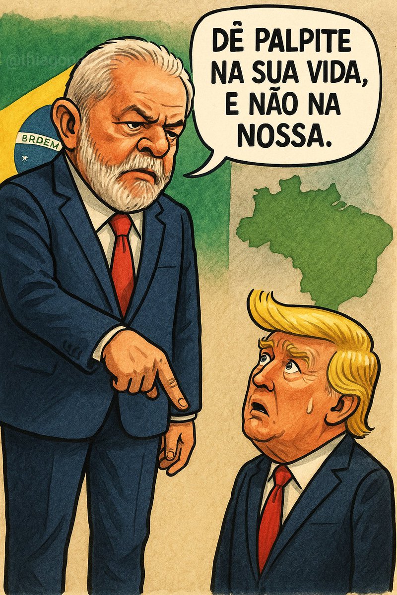 O Brasil é NOSSO! 
O Brasil é soberano!
Lula age como o estadista que é ao defender e garantir a soberania de nosso país.

BRASIL SOBERANO
