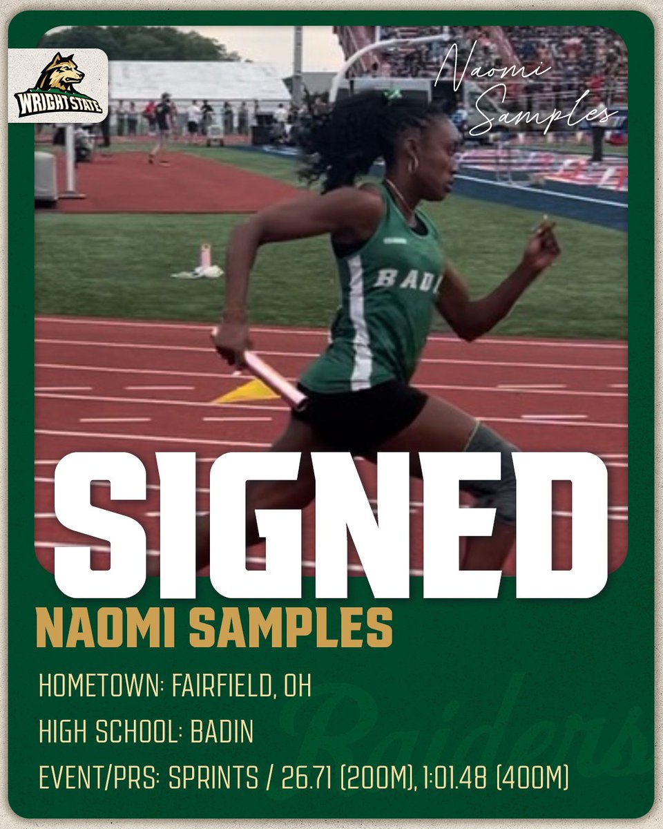 SIGNED ✔️

Let's welcome Naomi Samples to the #RaiderFamily!