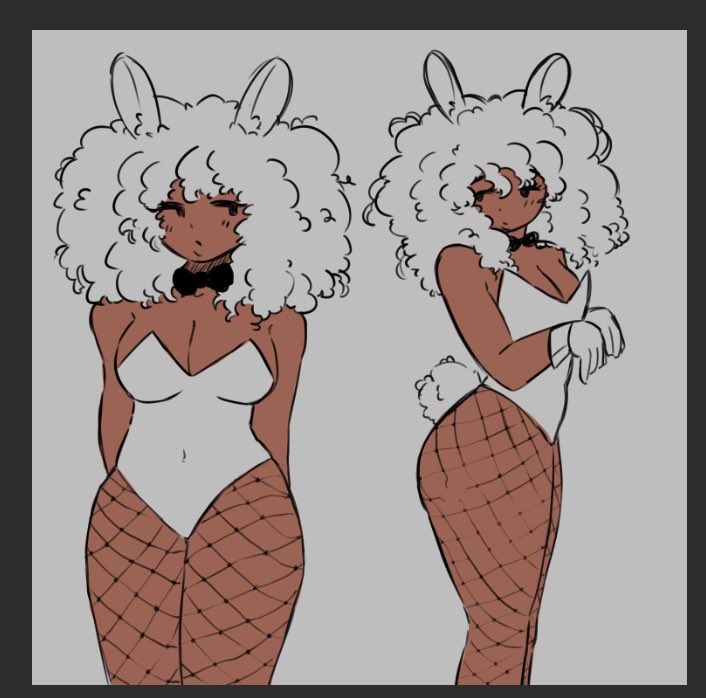 bunny girls are cute