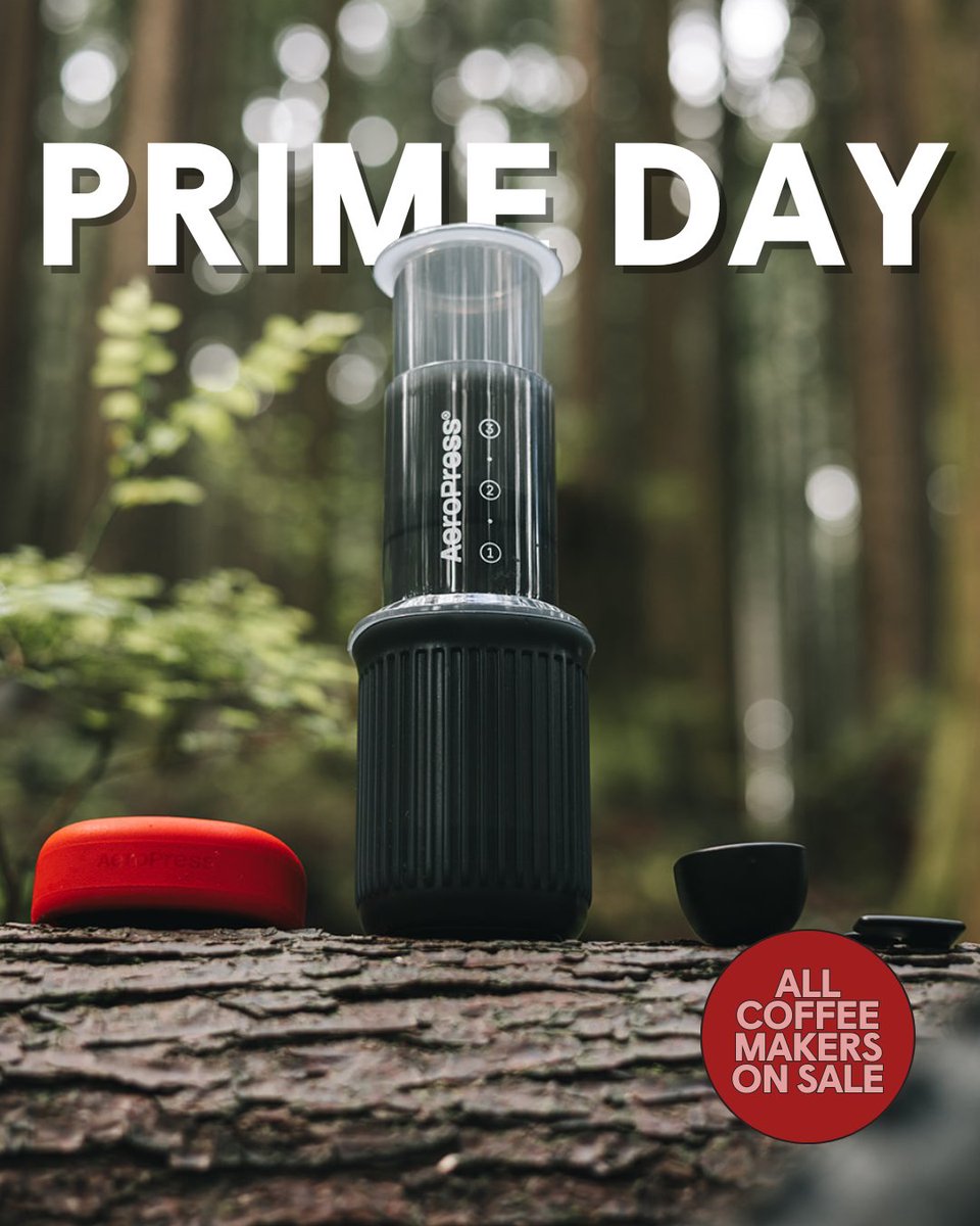 Coffee lovers, don’t hit snooze on this.

Prime Day deals on all Amazon AeroPress brewers ends tomorrow. Grab yours now. bit.ly/3IdGGOB