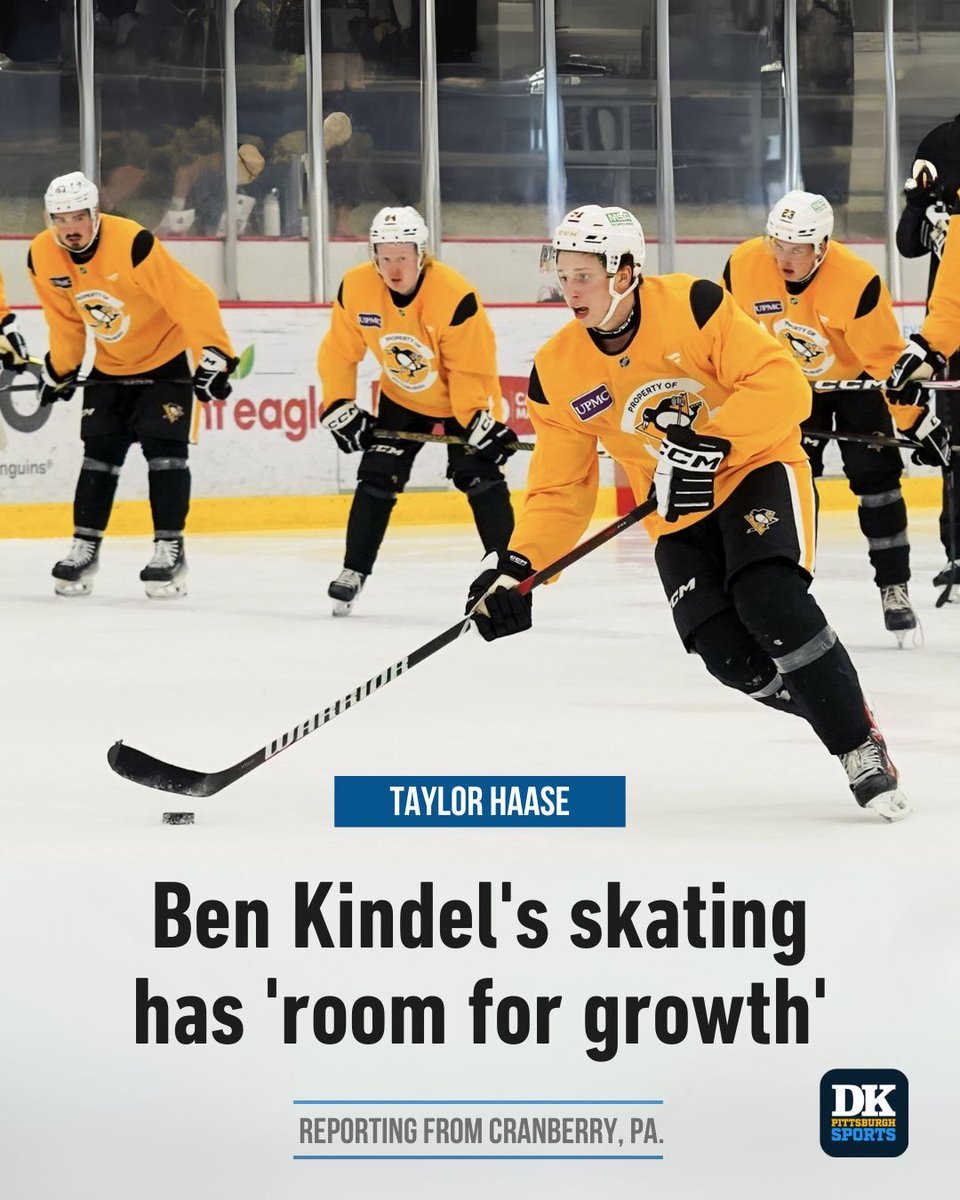 Ben Kindel came into Monday's tournament hoping to "show my skating, and show that I can improve in that."

Takeaways on Kindel from the end of development camp: dkpittsburghsports.com/team/penguins/…