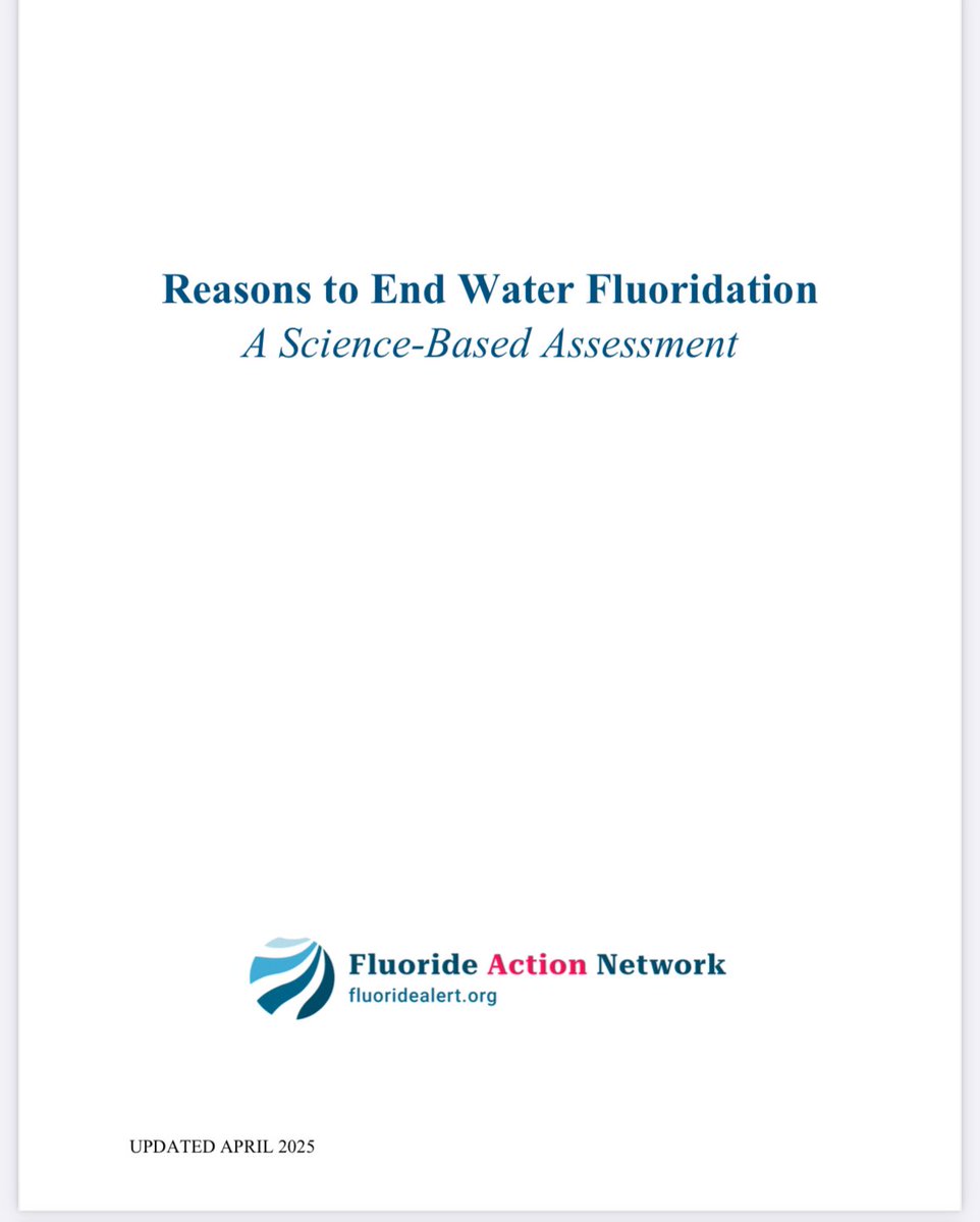 FluorideAction's tweet image. New from FAN
"Reasons to End Water Fluoridation: A Science-Based Assessment" is a modern, scientifically rigorous resource that reflects the current state of fluoride research and recent legal developments.
Project Achievements:
This comprehensive document features…