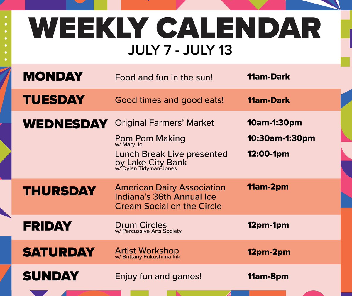 Downtown Indy, Inc. (@indydt) on Twitter photo This week at SPARK on the Circle! โจ
<a href="/bigcar/">BigCar Collaborative</a> <a href="/IndyDMD/">Indianapolis Dept. of Metropolitan Development</a> This week at SPARK on the Circle! โจ
<a href="/bigcar/">BigCar Collaborative</a> <a href="/IndyDMD/">Indianapolis Dept. of Metropolitan Development</a>