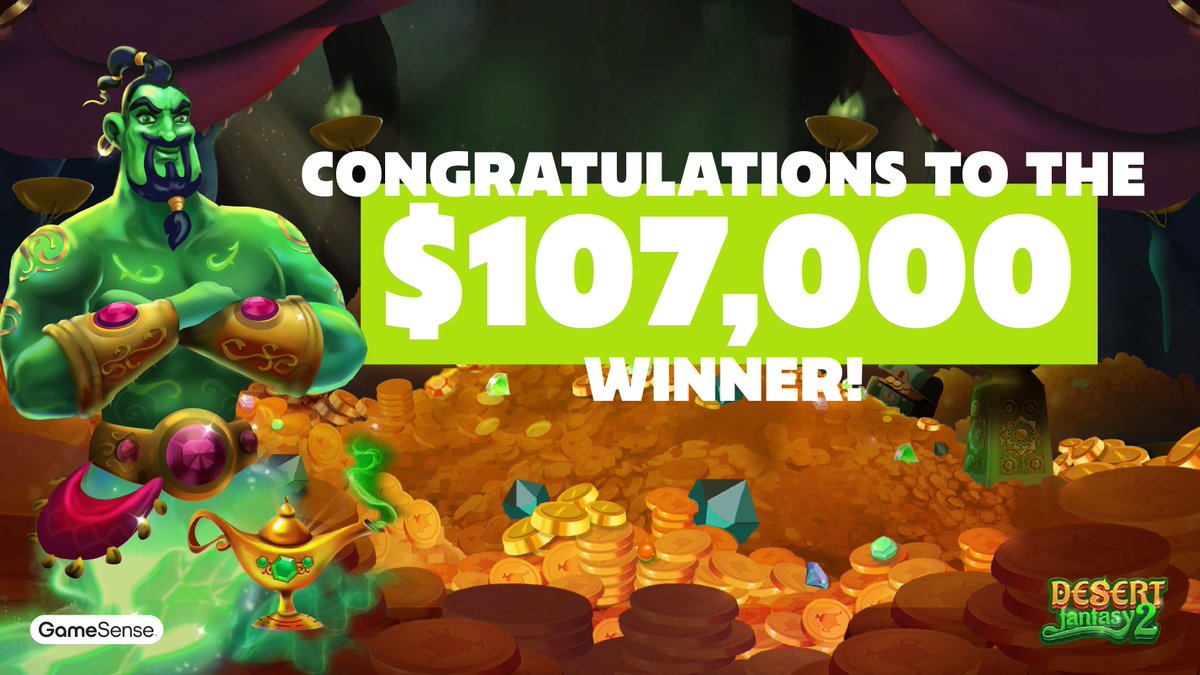 The genie’s lamp has spoken! A lucky player just uncovered a $107,000 treasure on Desert Fantasy 2.

Ready to explore the magic and mystery of the desert? Play Desert Fantasy 2 and more on Play Alberta today!