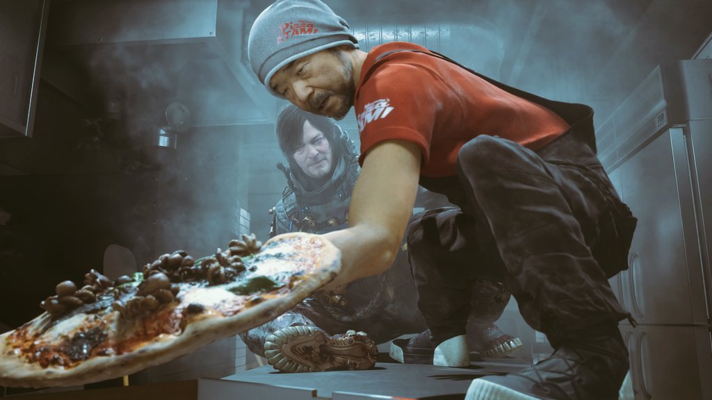 TravellingPaddy's tweet image. Those who dare disrespect pizza do not deserve to live.鈥漃izza Chef
#DeathStranding2PhotoMode
#DeathStranding2
@HIDEO_KOJIMA_EN