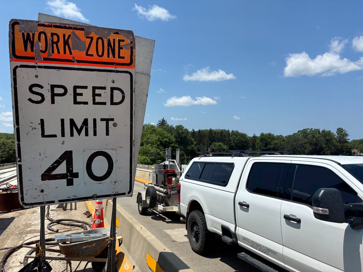Look how close traffic is to some of our work zones. PLEASE pay attention to the signs, slow down and move over when possible. You're sharing the road with our employees. Let's keep them safe while they work to make your commute better.