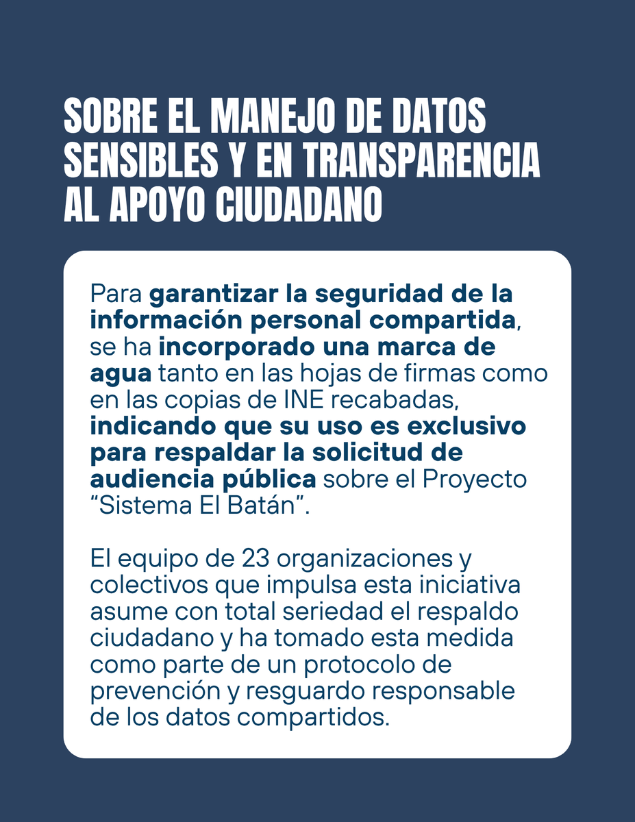 📢 #Querétaro está haciendo historia en participación ciudadana. Por primera vez, se busca activar el mecanismo de #AudienciaPública para discutir el Proyecto “Sistema El #Batán”.

🙌 En solo una semana, se recabaron 613 firmas e INEs estatales válidas. ¡Un respaldo histórico!