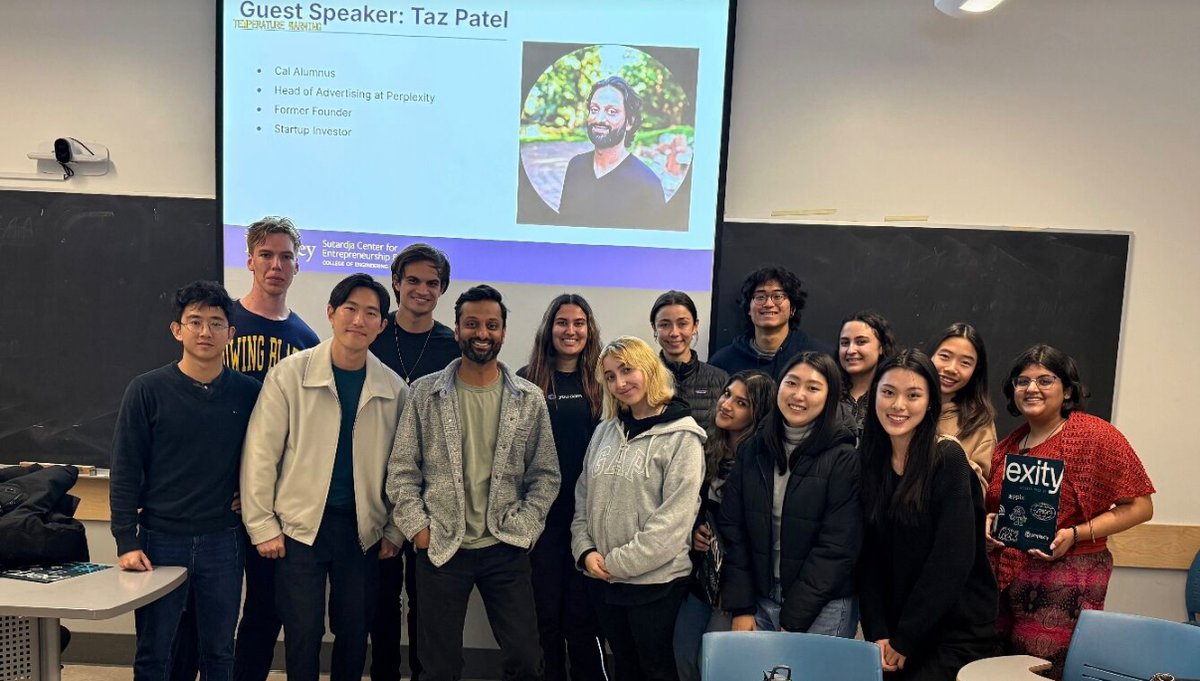 SutardjaCenter's tweet image. Last semester, IIR wasn’t just a class — it was backstage access to SCET’s AI Summit & VC Forum, surrounded by founders, VCs & innovators.
Now we're recruiting Fall 2025 Innovators in Residence! Passionate about startups & community? Apply now: hubs.li/Q03w7ClQ0
#ucberkeley