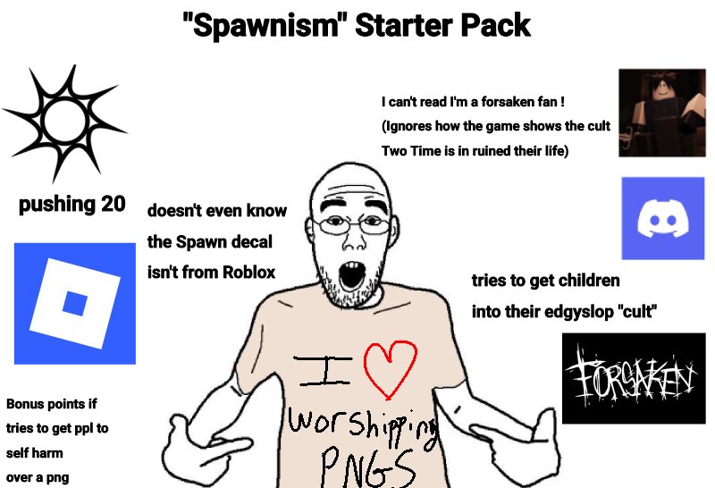Spawnism Ritual #spawnism is the stupidest shit I've ever seen first of all its a ...