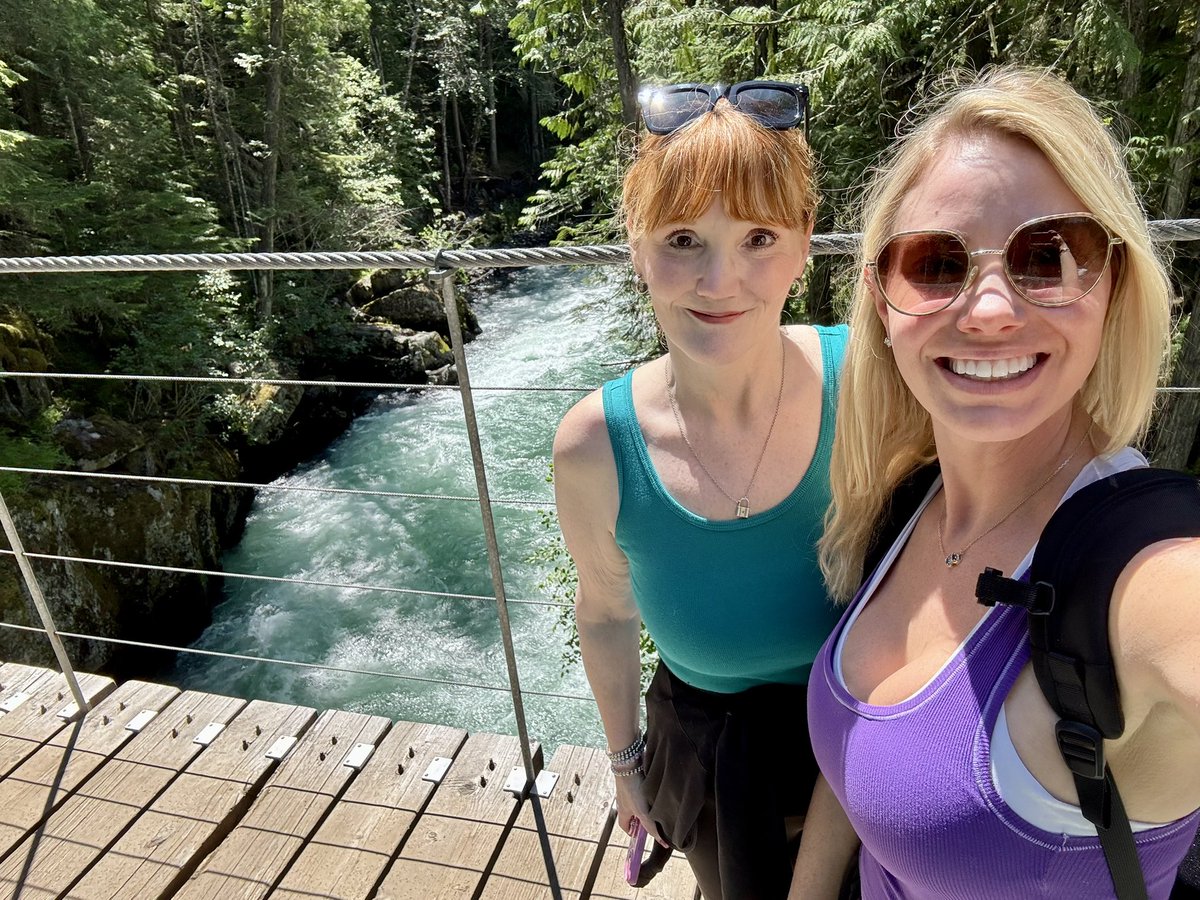 It’s my 56th birthday &amp; I don’t feel a day older than 55! 😜

I survived a 5 mile mountain hike in Whistler this morning too… Geaux me!

Canada is UNBELIEVABLY GORGEOUS! I don’t want to leave - except they don’t have Trump so I shall be back in the states soon.