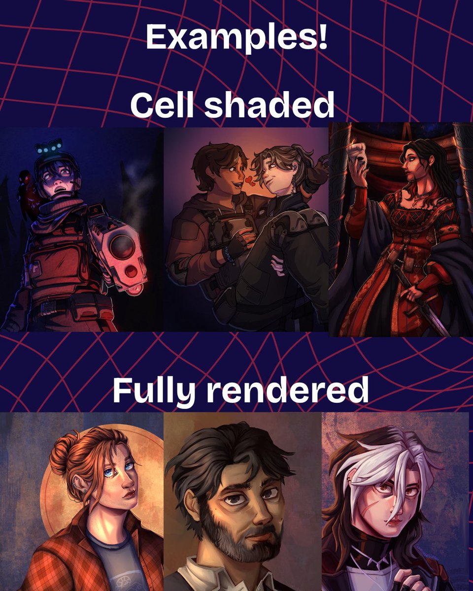 Unplugged_spiri's tweet image. Hey ! i have commissions open in my dms on here and instagram or through VGEN if youre interested!