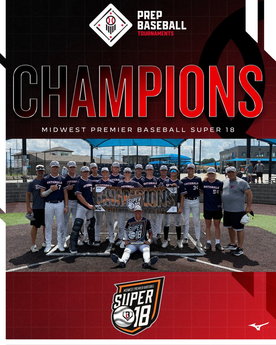 Prep Baseball Kansas City (@prepbaseballkc) on Twitter photo πCHAMPIONSπ
Congratulations to the 2025 Midwest Premier Baseball Super 18 Champions, US Nationals KC SCOUT!!!
#PrepBaseballKC | #Super1825 | <a href="/MW_Premier/">Midwest Premier Baseball</a> πCHAMPIONSπ
Congratulations to the 2025 Midwest Premier Baseball Super 18 Champions, US Nationals KC SCOUT!!!
#PrepBaseballKC | #Super1825 | <a href="/MW_Premier/">Midwest Premier Baseball</a>