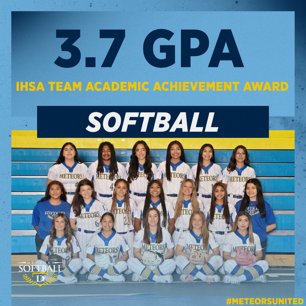 Hard work pays off!

Getting it done on &amp; off the field this season to earn a well deserved team GPA of 3.7!