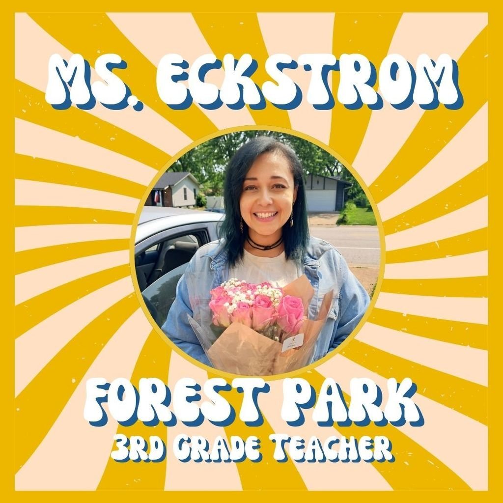 We are super excited to have Mrs. Eckstrom teaching 3rd grade this year. Welcome to FPE!!!