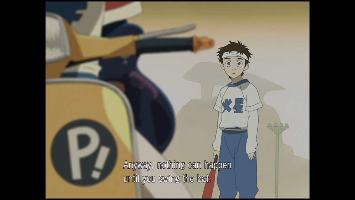 ClericKnight's tweet image. "The baseball episode" is probably the single best enduring anime trope ever. I have never seen a bad "the baseball episode"