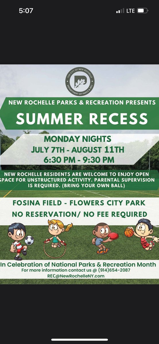 NewRoParks's tweet photo. Summer Recess is BACK! https://t.co/5sxczUezVx