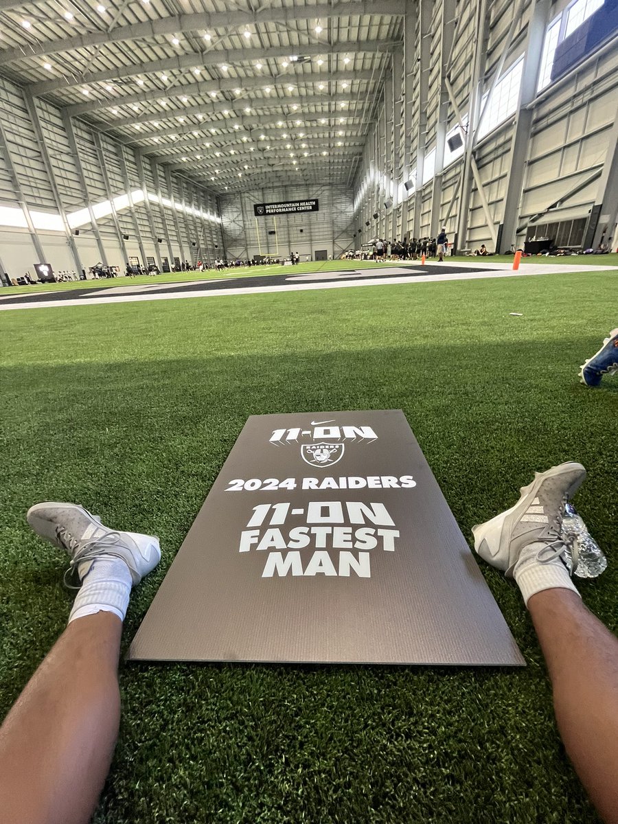 Same Dream, New Plan. Fastest Man back2back years and won the whole thing this time with my brothers. Thank you <a href="/Raiders/">Las Vegas Raiders</a> for the hospitality! <a href="/MHS_CoachTui/">Tyler Tuiasosopo</a> <a href="/__coachtim/">Coach Tim</a>