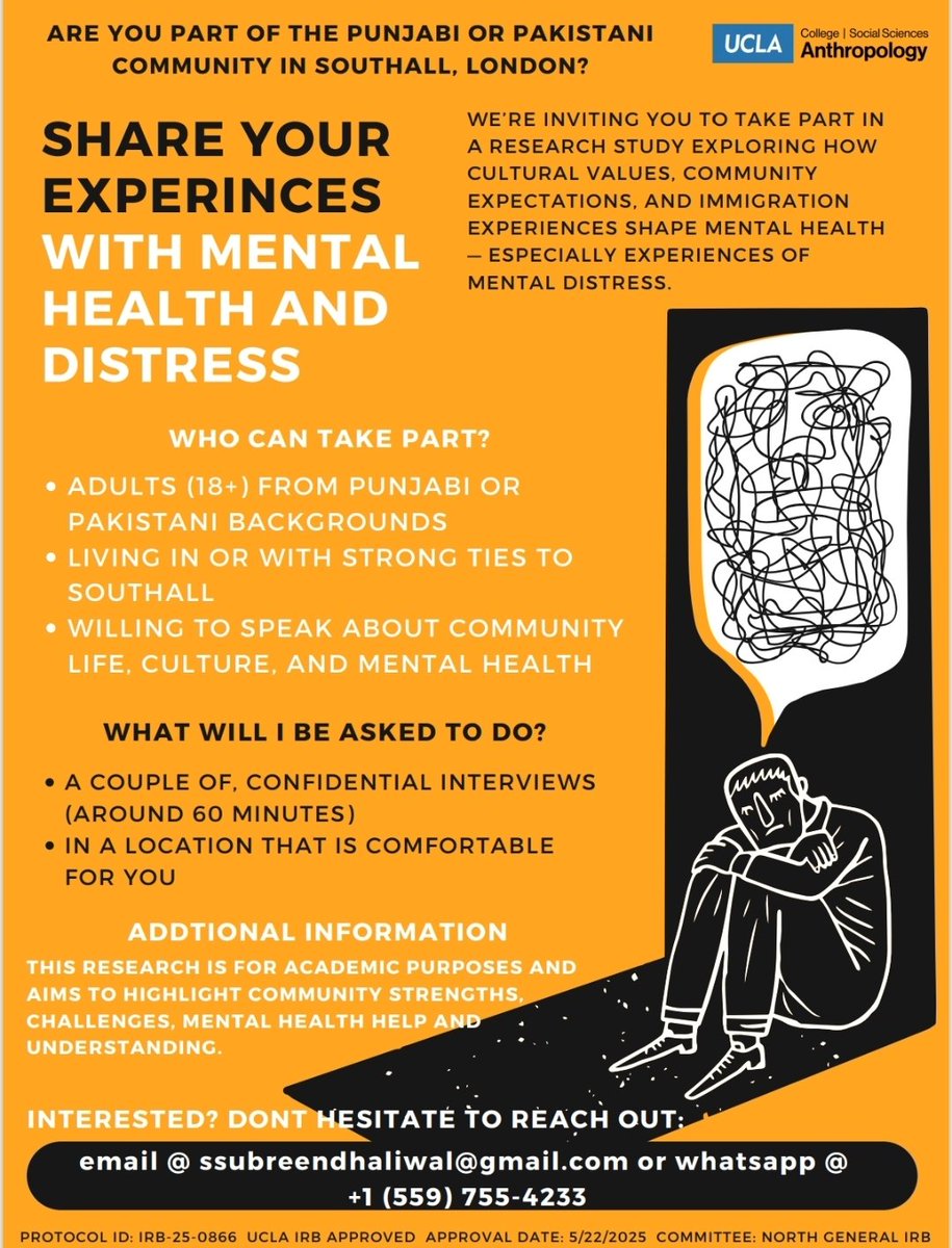 Please contact the researcher below to take part.