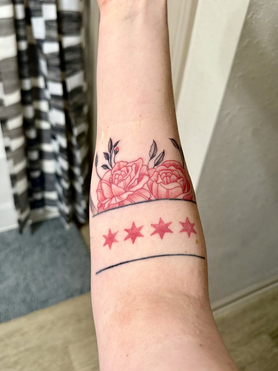 new tattoos🌹🗡️❤️