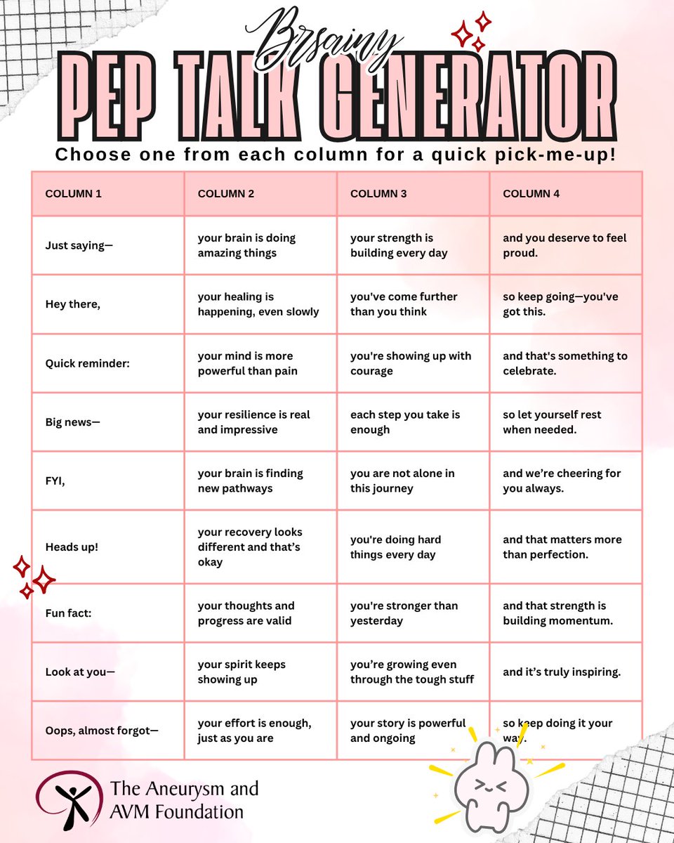 Slide into your own DMs with a brain-boosting pep talk 🧠♥️#TAAF