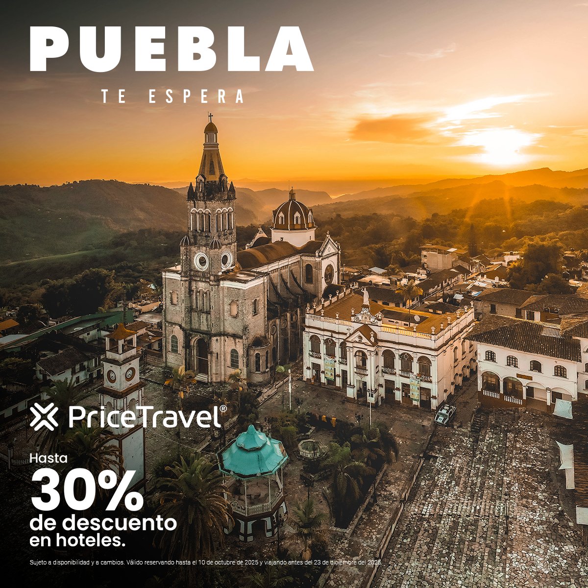 ✨ Puebla te va a sorprender con 9 Pueblos Mágicos llenos de cultura, naturaleza y sabores únicos.

📌 Descúbrelos todos con PriceTravel.com
🔗 pricetravel.com/es/ofertas-de-… 

#CuandoTeQuieresIrTeVas