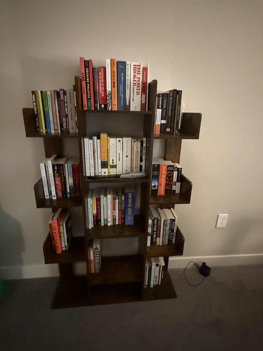 Shoutout to whoever left a fully built, flawless condition bookshelf in the apartment’s trash room today