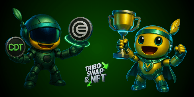 🔥 The wait is over: Tribo Swap &amp; NFT is now fully in ENGLISH! 🔥
Step into a universe where NFTs aren't just collectibles — they're warriors.
⚔️ Mint your Epic or Legendary
💥 Evolve your cards
👑 Become the PvP Master
🛒 Trade in the marketplace
📈 Climb the rankings
🤝