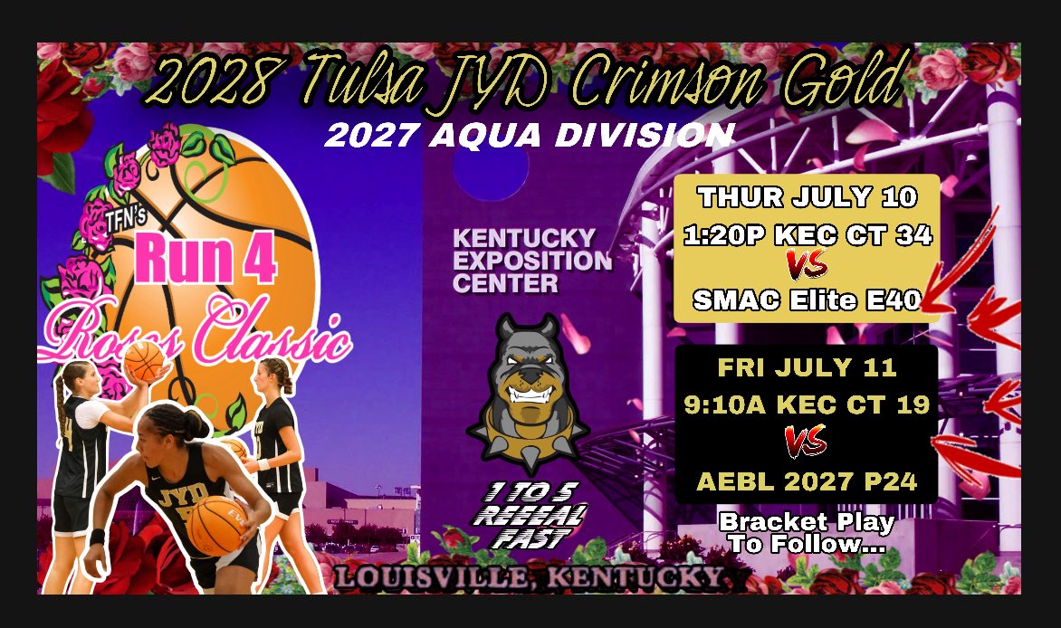 Tulsa JYD Girls Basketball Club (@jydbasketball) on Twitter photo Ready to run! Coaches coming to Kentucky - this group can go. Playing up in the top 2027 division and pool
at <a href="/TFNsRun4Roses/">TFN's Run 4 Roses</a>
#BeGreat | #1to5ReeealFast Ready to run! Coaches coming to Kentucky - this group can go. Playing up in the top 2027 division and pool
at <a href="/TFNsRun4Roses/">TFN's Run 4 Roses</a>
#BeGreat | #1to5ReeealFast
