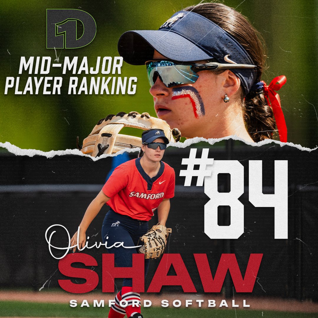 Samford Softball (@samfordsb) on Twitter photo There aren't 83 we would take over her, <a href="/oliviashaw_10/">Olivia Shaw</a> breaks into the top-100 of the <a href="/D1Softball/">D1Softball</a> Mid-Major Player Rankingsโผ๏ธ
#AllForSAMford There aren't 83 we would take over her, <a href="/oliviashaw_10/">Olivia Shaw</a> breaks into the top-100 of the <a href="/D1Softball/">D1Softball</a> Mid-Major Player Rankingsโผ๏ธ
#AllForSAMford