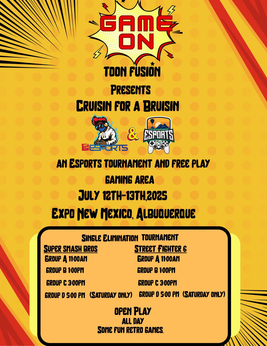 Laurie Lehman (@laurieesports) on Twitter photo Join APS Esports at Expo New Mexico this weekend for a tournament and free play with prizes by Ezee Fiber and APS Esports and learn how Scholastic Esports is changing education in many positive ways. <a href="/ApsEsports/">APS Esports</a> <a href="/ABQschools/">Albuquerque Public Schools</a> <a href="/NASEFedu/">NASEF</a> Join APS Esports at Expo New Mexico this weekend for a tournament and free play with prizes by Ezee Fiber and APS Esports and learn how Scholastic Esports is changing education in many positive ways. <a href="/ApsEsports/">APS Esports</a> <a href="/ABQschools/">Albuquerque Public Schools</a> <a href="/NASEFedu/">NASEF</a>