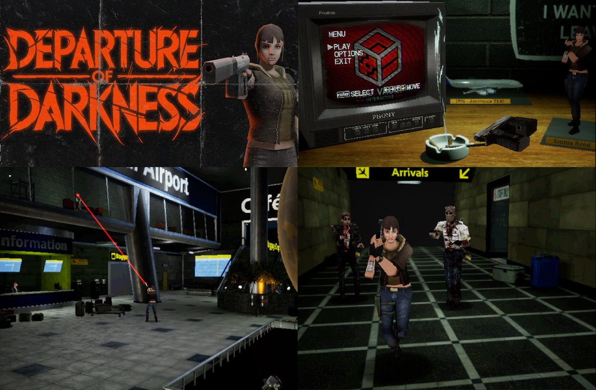 HorrorsSurvival's tweet image. Departure of Darkness brings classic survival horror back — think Resident Evil 2 in a haunted 2005 airport.
I spoke with @RedVaultInt about puzzles, choices, and mutated survivors.
Link: survivalhorrors.com/departure-of-d…