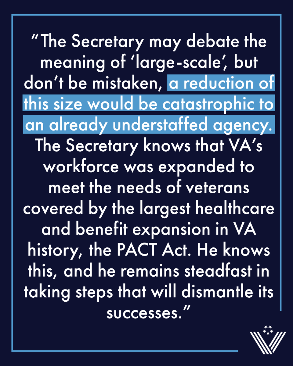 House Veterans' Affairs Democrats (@vetaffairsdems) on Twitter photo RM <a href="/RepMarkTakano/">Mark Takano</a> released the following statement responding to Sec. Collins's announcement of an anticipated loss of an additional 12,000 VA employees in the next 3 months. This dramatic reduction risks undermining the services our nation’s veterans rely on and have earned RM <a href="/RepMarkTakano/">Mark Takano</a> released the following statement responding to Sec. Collins's announcement of an anticipated loss of an additional 12,000 VA employees in the next 3 months. This dramatic reduction risks undermining the services our nation’s veterans rely on and have earned