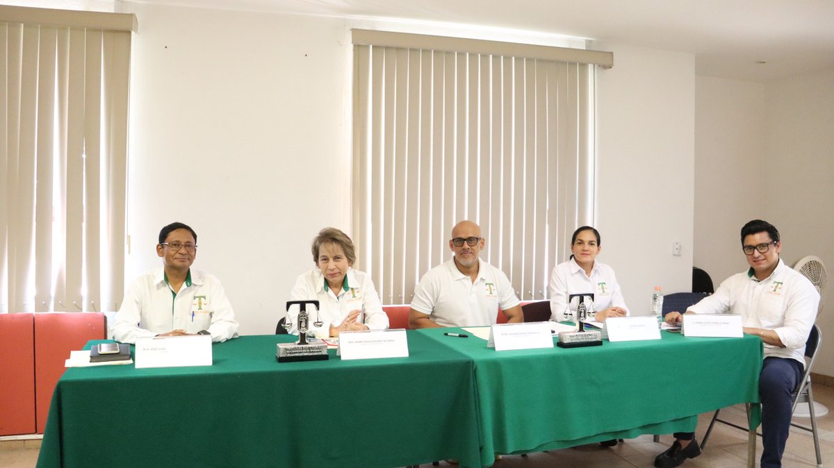 📷 Como parte de sus obligaciones y responsabilidades institucionales, el Comité de Transparencia del TEEGro llevó a cabo la Primera Sesión Extraordinaria, presidida por la Magistrada Presidenta de este Órgano Jurisdiccional, Alma Delia Eugenio Alcaraz.