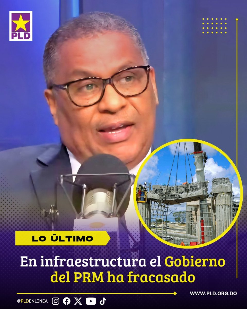PLD (@pldenlinea) on Twitter photo #LoÚltimoPLD | <a href="/Ingramonpepin/">Ramón Pepin</a>: “En materia de infraestructura el Gobierno del PRM se ha caracterizado por anunciar muchas obras, ejecutar muy pocas y no concluir ninguna.
AMPLIAR: vanguardiadelpueblo.do/2025/07/07/en-… #LoÚltimoPLD | <a href="/Ingramonpepin/">Ramón Pepin</a>: “En materia de infraestructura el Gobierno del PRM se ha caracterizado por anunciar muchas obras, ejecutar muy pocas y no concluir ninguna.
AMPLIAR: vanguardiadelpueblo.do/2025/07/07/en-…