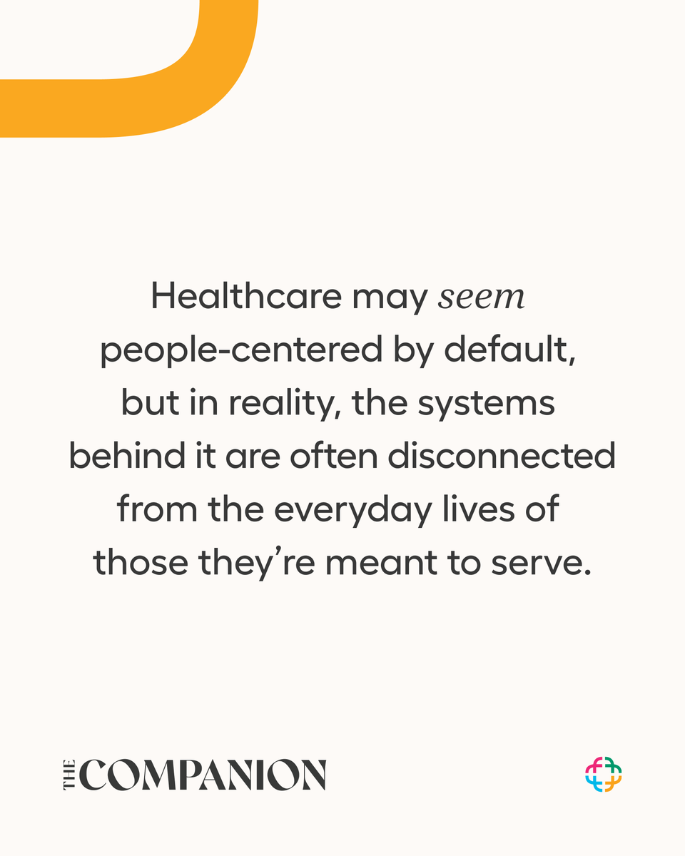 Health systems alone don’t shape outcomes. Our lived realities influence how care is accessed, delivered, and experienced. This makes #HumanCenteredDesign (HCD) in #healthcare foundational, not optional.

Learn more about HCD approaches that truly work: ow.ly/vcNt50WbyEt