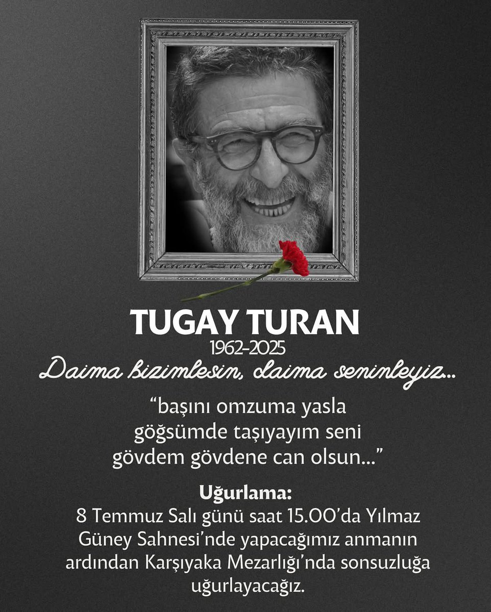 güle güle tugay abi.