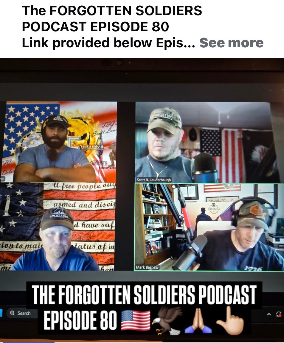 (EP) 80

facebook.com/share/v/19nHiY…

rumble.com/v6vthtj-ep-80-…
<a href="/MCBashaw/">Mark Charles Bashaw</a> 
<a href="/r_lauderbaugh/">(RET) TSGT SCOTT R. LAUDERBAUGH</a> 
<a href="/H0P3FULDerrick/">Derrick Wynne</a> 
<a href="/BillyMoseley88/">Billy Moseley</a> 
<a href="/RobManess/">Col. Rob Maness ret. 🇺🇸</a> 
<a href="/realnickkupper/">Nick Kupper</a> <a href="/RobGreen1010/">Rob Green</a> 
<a href="/SecDef/">Secretary of Defense Pete Hegseth</a>